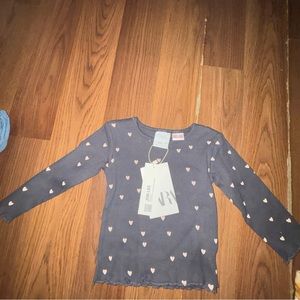 Zara brand new long sleeves tees pink and gray!